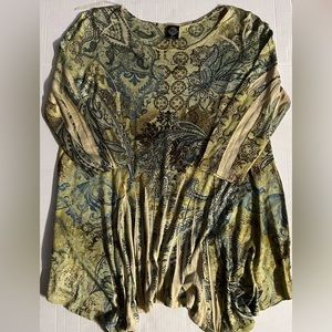 Calstyle Womens Y2k Style Blouse Size XL